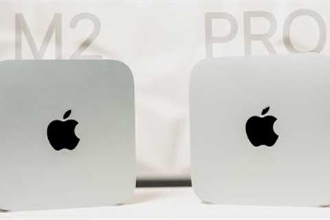 Mac Mini M2 vs M2 Pro - Unboxing, Comparison, Benchmarks & Review!
