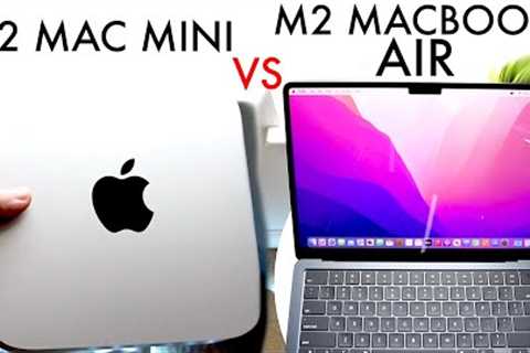 M2 Mac Mini Vs M2 MacBook Air! (Comparison) (Review)