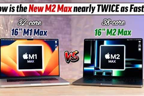 M1 Max vs M2 Max 16 MacBook Pro: Apple wasn''t kidding.. 🤯