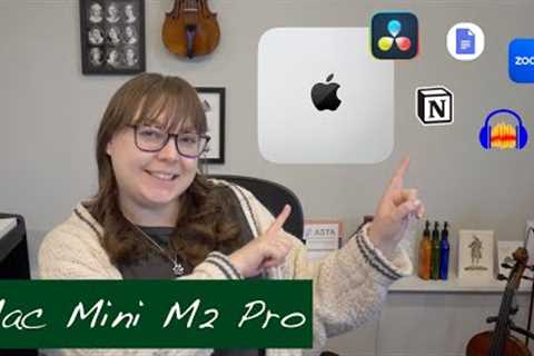 Mac Mini M2 Pro One Week Later - How I use my new computer as a musician