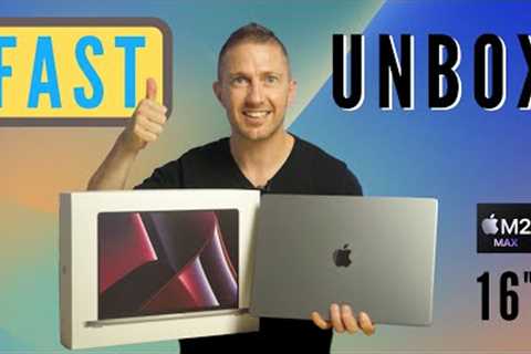 2023 MacBook Pro M2 Max Unboxing (FAST!) Review & You Won''t Believe Its Boot-up Speed!