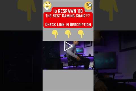 RESPAWN 110 Gaming Chair | Is RESPAWN 110 The Best Budget Gaming Chair? 🤔 #shorts