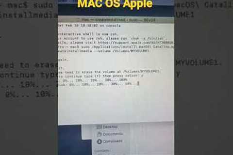 Mac OS Bootable Pendrive Create Catalina OS Apple MacBook Pro Leptop