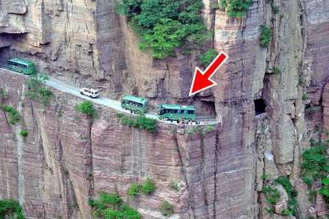 How Did The Chinese Build The Road On Cliffs? Incredible Mega Projects