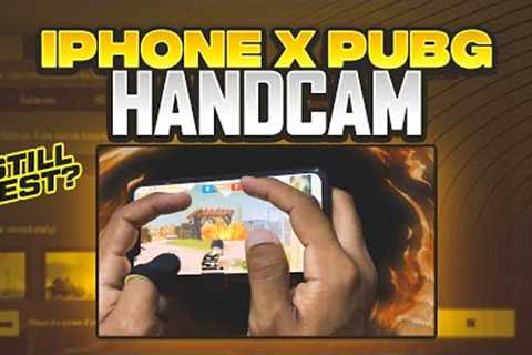 IPHONE X 2023 🤯MAX SETTINGS🥵PUBGMOBILE TEST/ (HANDCAM/GAMEPLAY)#pubgmobile