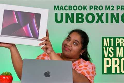 MacBook Pro 14-inch M2 Pro Unboxing | M1 Pro vs M2 Pro is it Worth it? in Telugu By PJ