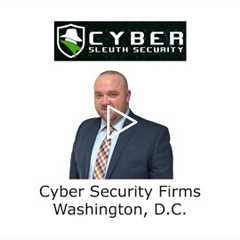 Cyber Security Firms Washington, D.C. - Cyber Sleuth Security