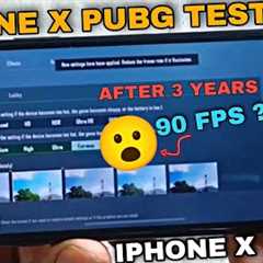 IPHONE X BGMI TEST GAME AFTER 3 YEARS || IPHONE X PUBG TEST || iPhone X Gaming Test Bgmi