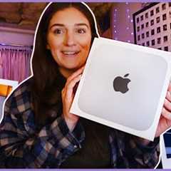 NEW COMPUTER ♡ (Mac Mini unboxing, updated office tour, Wicked, Ulta haul, Spring vibes & more)
