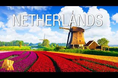 FLYING OVER NETHERLANDS (4K Video UHD) - Soothing Music With Beautiful Nature Film For Stress Relief