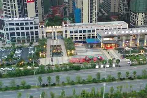 Aerial photography of sales office