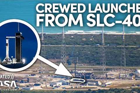 Mystery Solved! SpaceX''s New Starship Tower & The Secrets at SLC-40 - KSC Flyover