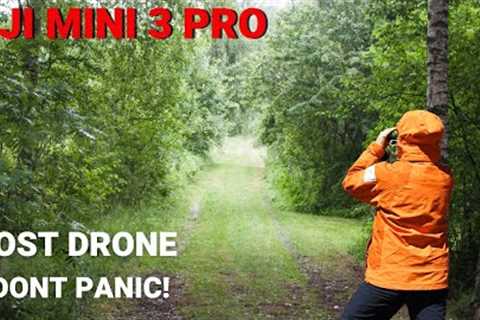 Find my drone DJI Mini 3 Pro - These FEW tips you might not know.