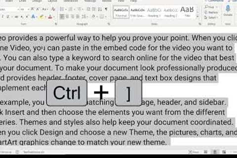 Quickly Change Font Size in Word with this Trick