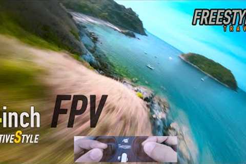 4 inch FPV FREESTYLE TRAVEL | YANUI BEACH PHUKET DRONE SHOT | DJI ACTION2 [2.7K]FPV THAILAND PHUKET