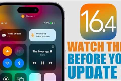 iOS 16.4 - Things You NEED To Know Before You UPDATE !