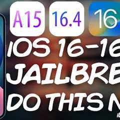 iOS 16.0 - 16.4.1 JAILBREAK INFO: DO THIS RIGHT NOW Before Apple Closes It Forever. For All Devices.