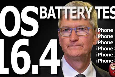 iOS 16.4 Battery Life / Battery Drain / Battery Performance Test.