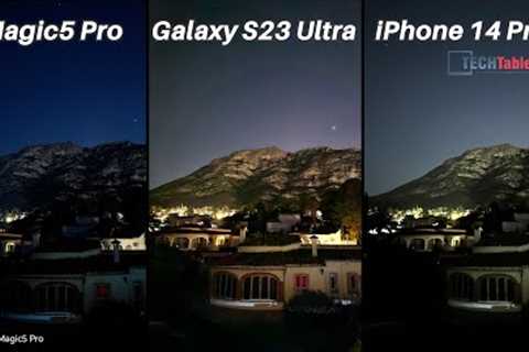 Magic5 Pro Vs Galaxy S23 Ultra Vs iPhone 14 Pro Camera Comparison