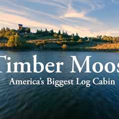 Amazing drone video of Timber Moose Lodge, America''s Biggest Log Cabin