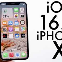 iOS 16.5 On iPhone X! (Review)