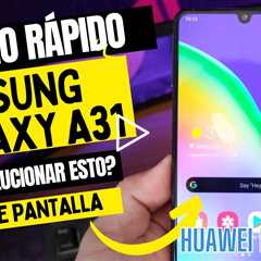 ¡PANTALLA NEGRA DEL CELULAR SAMSUNG! CÓMO CAMBIAR LA PANTALLA DELANTERA SAMSUNG GALAXY A31 | SYDNEY