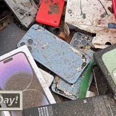 Lucky Day! Found many broken iPhones in the garbage dump! - Restoring iPhone 13 Pro Max
