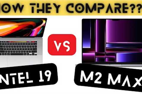 i9 vs m2 max // Side by Side Mac Book Pro COMPARISON. Intel vs Silicon Chip BATTLE.