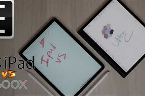 COLOR EINK vs LED/LCD Comparison | Apple iPad vs Onyx Boox Tab Ultra C