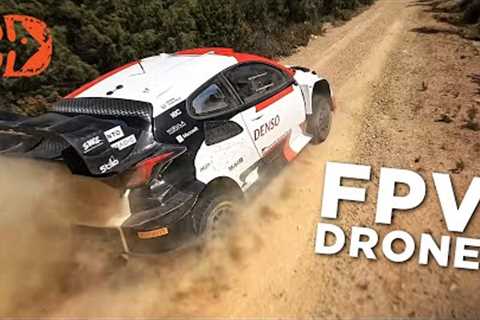 FPV Drone Toyota Rally1 Test Action [4K] WRC Rally Portugal 2023