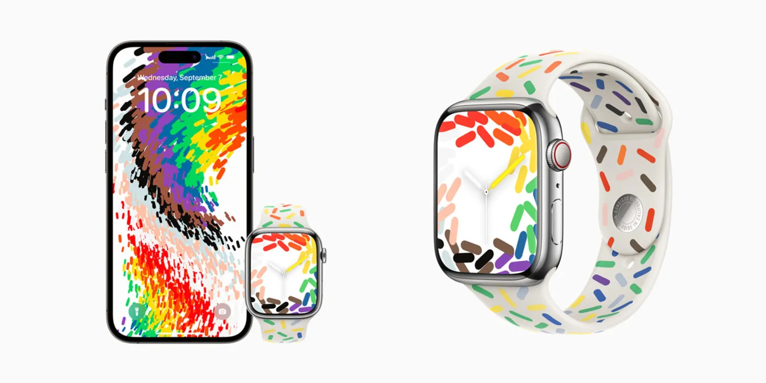 ❤ The new 2023 Pride theme for Apple Watch and iPhone