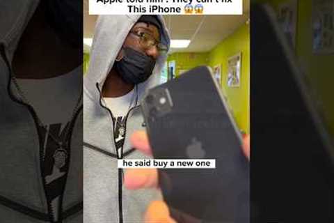Apple told him : This iPhone is not Fixable 😡😱 #shorts