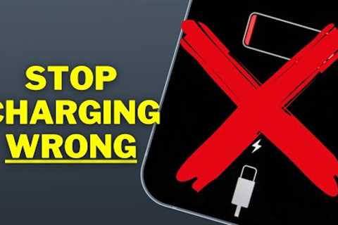 Are YOU charging your iPhone correctly?