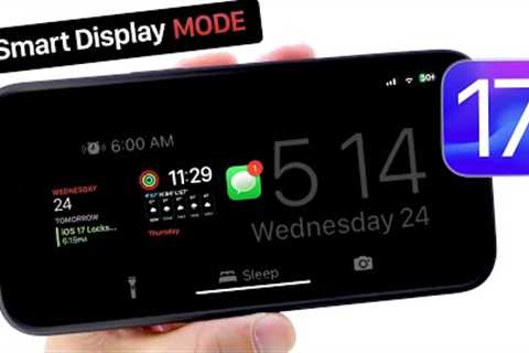 iOS 17 - NEW Smart Display MODE (LockScreen Mode)