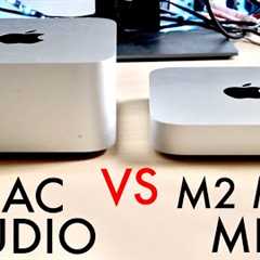 M2 Mac Mini Vs Mac Studio! (Comparison) (Review)