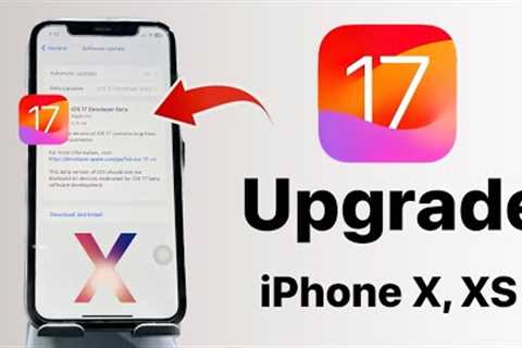 How to Upgrade iOS 17 Update on iPhone X -[iOS 17 Beta Download on iPhone X ] - Install Now