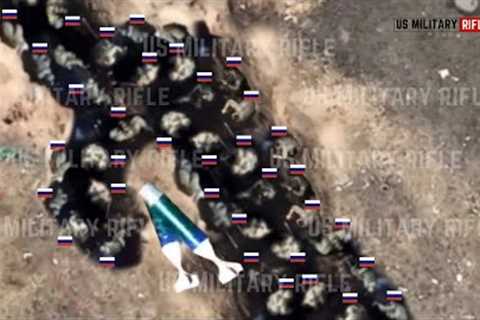 Horrible footage!! Ukrainian FPV drones blow up foxholes trenches Russian soldiers in Bakhmut