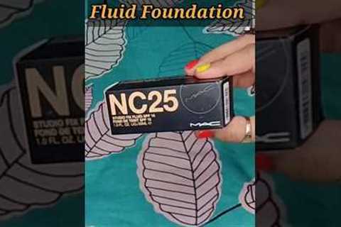 MAC Studio fix fluid foundation NC25 #shorts #macfoundationNC25 #macstudiofixfoundation #macnc25