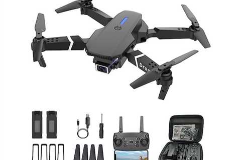GPS 4K HD WiFi Twin Digicam Drone with 2 Batteries for $89