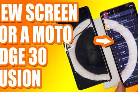 PRETTY NICE PHONE! Motorola Edge 30 Fusion Screen Replacement | Sydney CBD Repair Centre