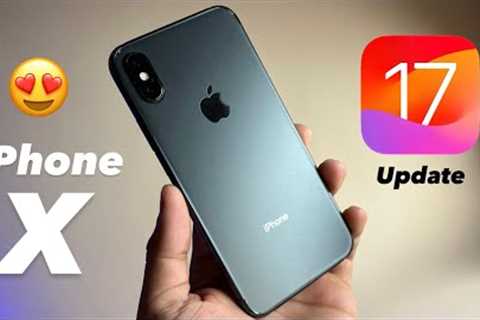 New update for iPhone X - ios 17 || How to install ios 17 on iPhone X,8