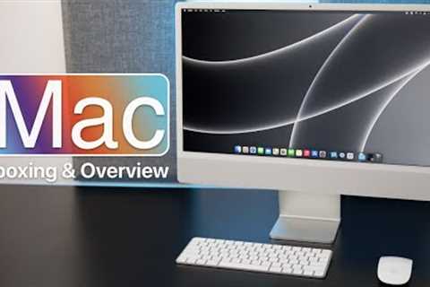 M1 iMac Unboxing, Overview and First Look