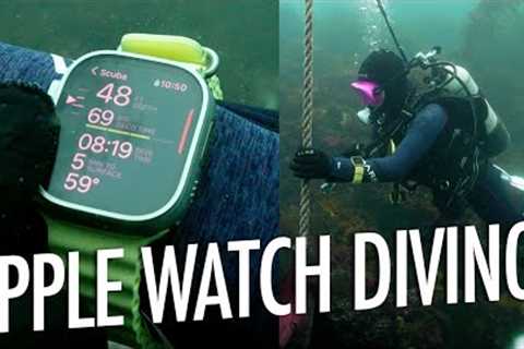 Diving with the Apple Watch Ultra!!