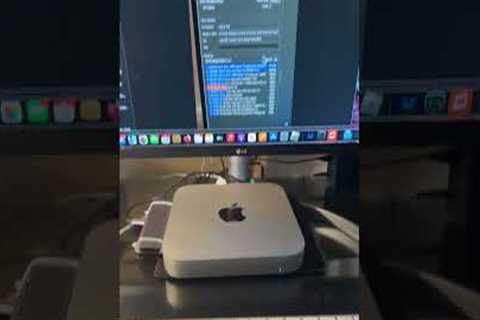 Apple M2 Mac Mini 16gb RAM 256gb Cinebench r23 #macmini