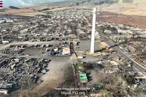 DAY AFTER FIRE FOOTAGE: 4K Drone Lahaina Maui Fire - Longest & Most Detailed Aerial View