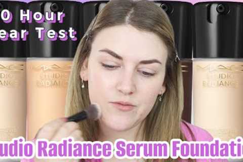 MAC STUDIO RADIANCE SERUM POWERED FOUNDATION | REVIEW AND 10 HOUR WEAR TEST