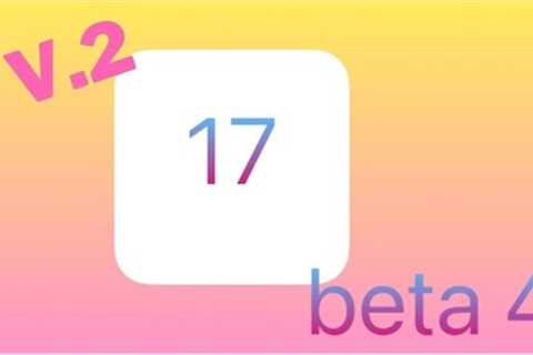 iOS 17 beta public 2 / iOS 17 beta 4 version 2 dev disponibles sur iPhone ç