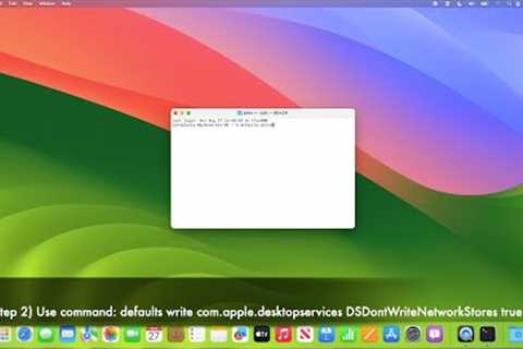 Security: How to Prevent macOS Sonoma to Create .DS_Store Files on Network Drives