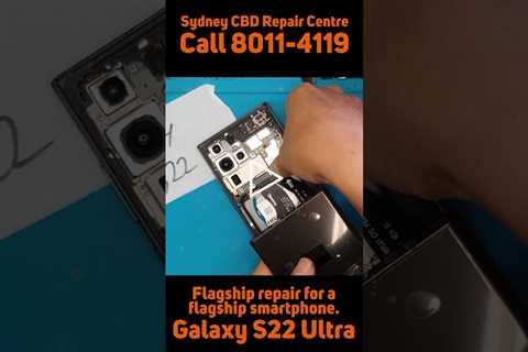 This is how high end smartphones get fixed [GALAXY S22 ULTRA] | Sydney CBD Repair Centre #shorts
