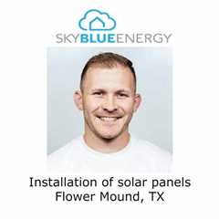 Installation of solar panels Flower Mound, TX